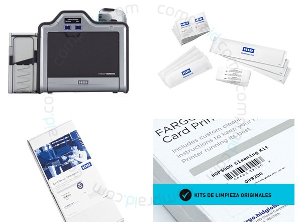 Kit 89200 para limpieza de impresoras hdp5000
