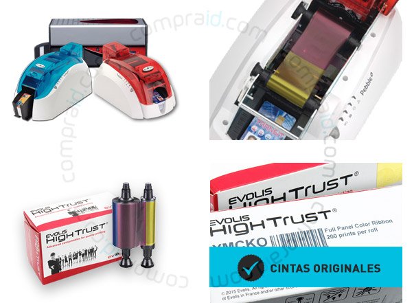Ribbon Evolis R3011 compatible con las impresoras Dualys, Pebble y Securion