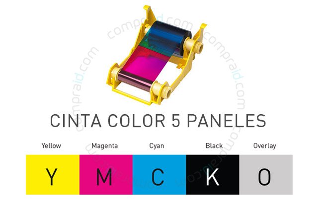 Cinta color 800033-340 para impresión de credenciales empresariales