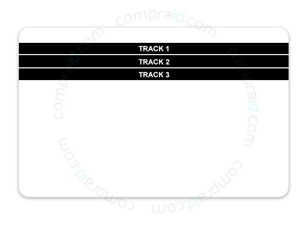 3 Tracks o Pistas Estándar ISO para Codificado Tarjeta magnetica con tres tracks estándar iso para codificado
