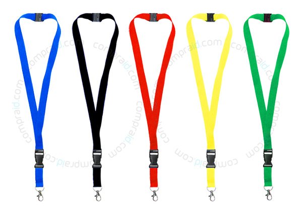 Cinta porta gafete con broche anti ahorcamiento de 2cm de ancho 54cm de largo